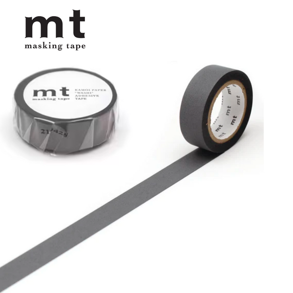 Load image into Gallery viewer, MT Basic Washi Tape Matte Gray 7m

