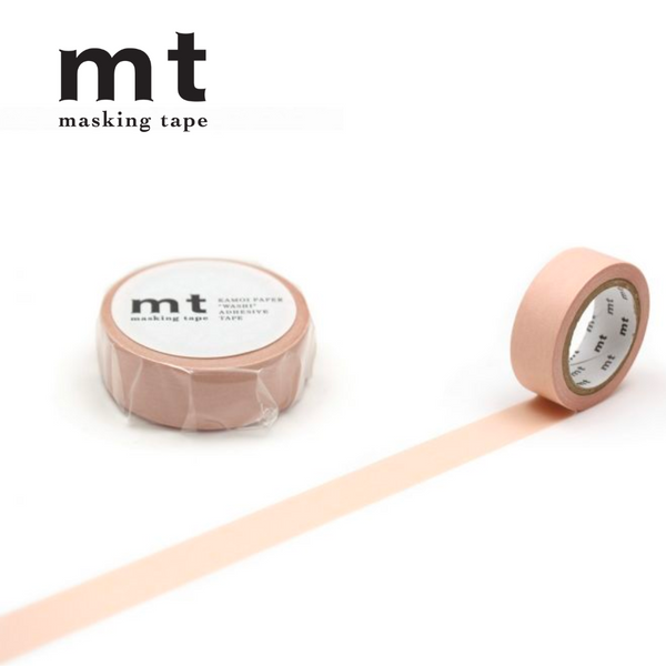将图片加载到图库查看器，MT Masking Tape Basic Washi Tape - Pastel Carrot 7m

