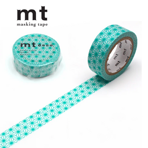 MT Masking Tape Deco Washi Tape - Asanoha Hisui