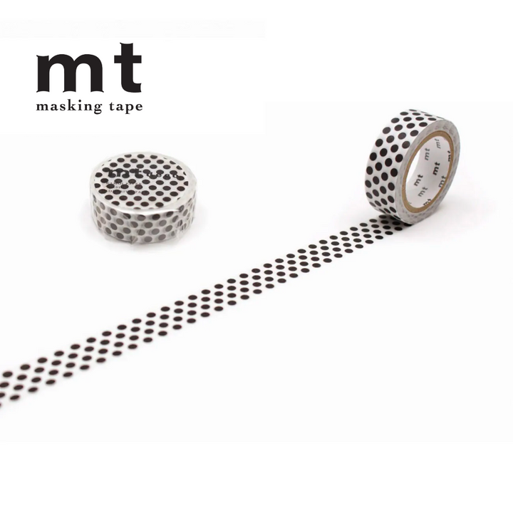MT Masking Tape Deco Washi Tape - Dot Black 2