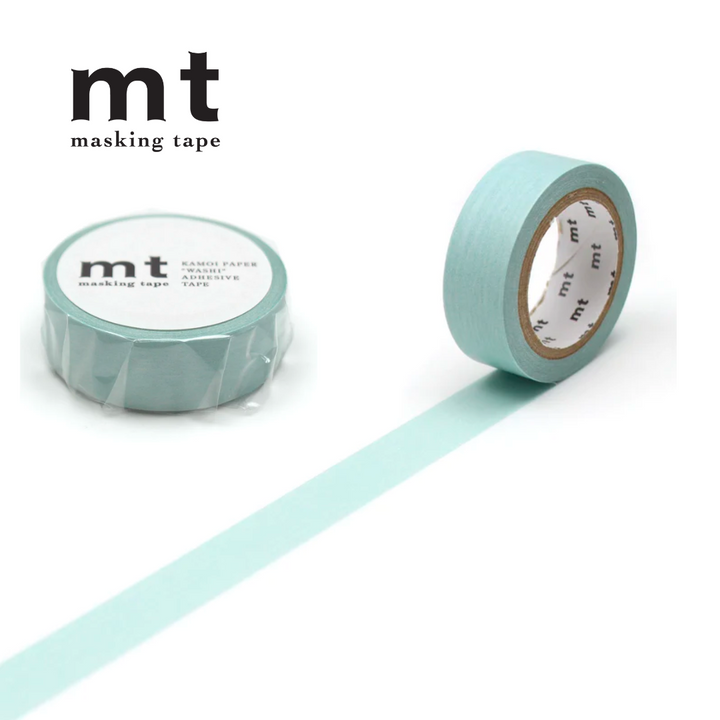 MT Basic Washi Tape Pastel - Turquoise 7m