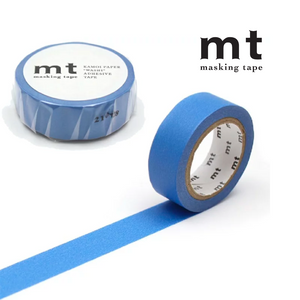 MT Masking Tape Basic Washi Tape - Blue 7m