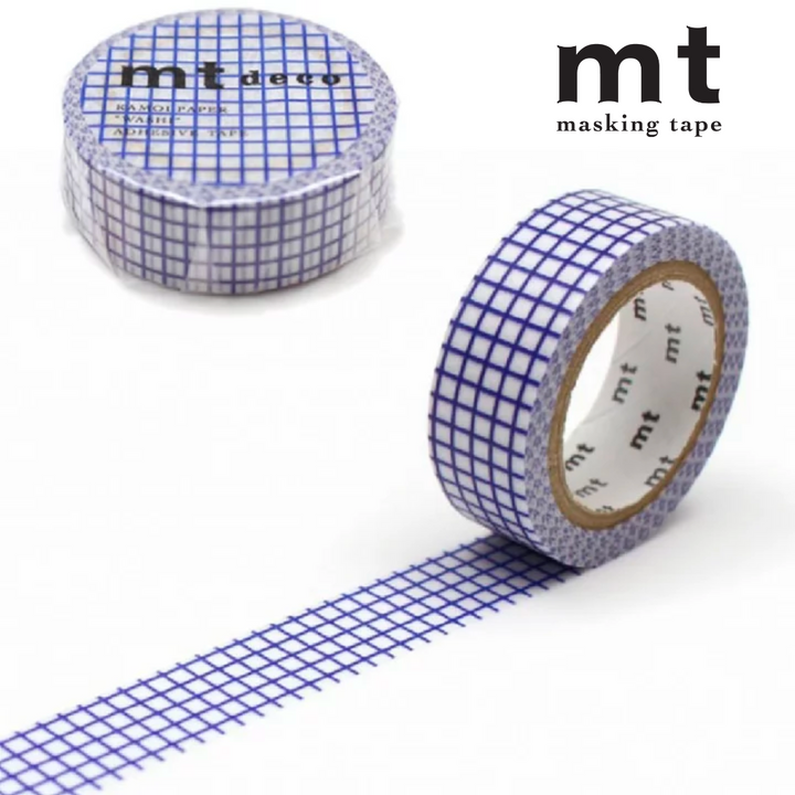 MT Masking Tape Deco Washi Tape in Hougan Blueberry — MT Tape washi tape — decorative Japanese paper tape for journaling and craft, at Cityluxe Singapore
