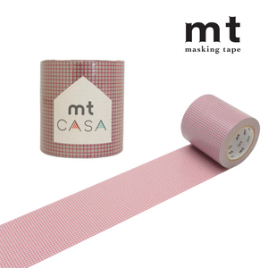 MT Casa 50mm Washi Tape -Hougan Pink On Gray