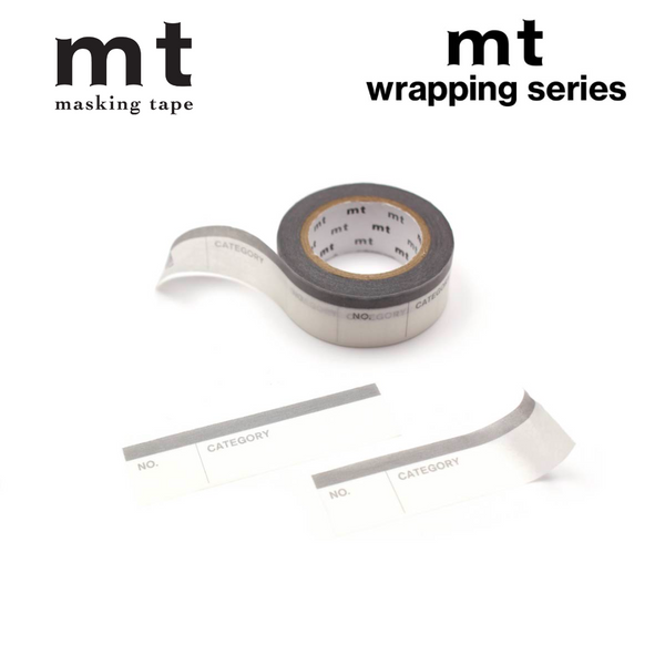 MT Perforated Label Tape in Number & Category — MT Tape washi tape — decorative Japanese paper tape for journaling and craft, at Cityluxe Singapore