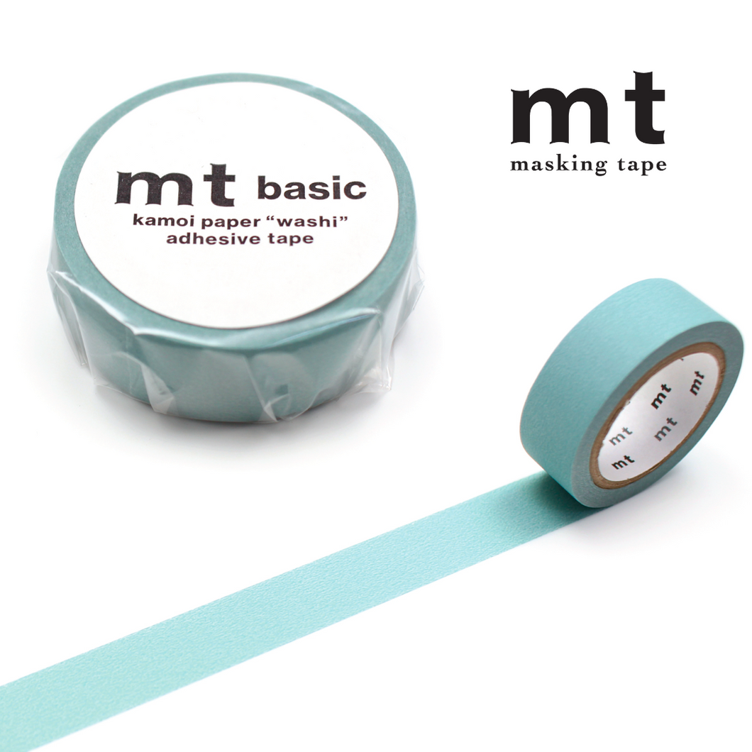 MT Basic Washi Tape - Matte Smoky Mint 7m