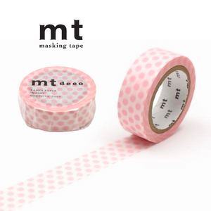 MT Deco Washi Tape - Dot Strawberry Milk