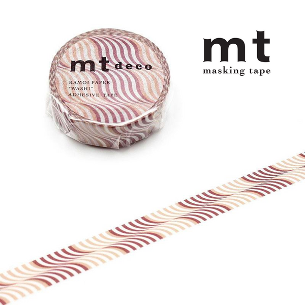 Load image into Gallery viewer, MT Deco Washi Tape - Wave Stripe
