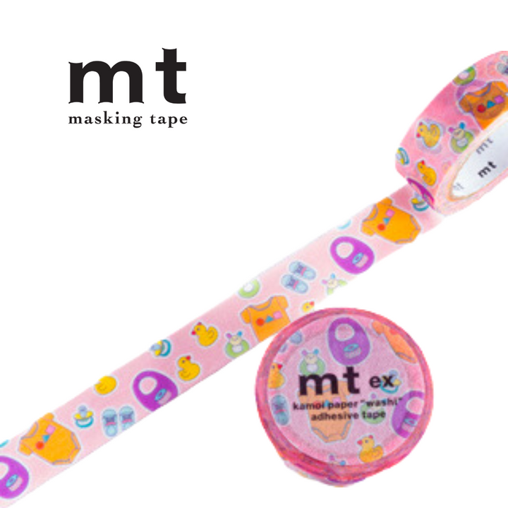 MT EX Washi Tape in Baby Goods — MT Tape washi tape — decorative Japanese paper tape for journaling and craft, at Cityluxe Singapore