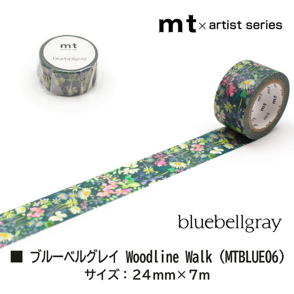 将图片加载到图库查看器，MT x Bluebellgray Washi Tape - Woodline Walk
