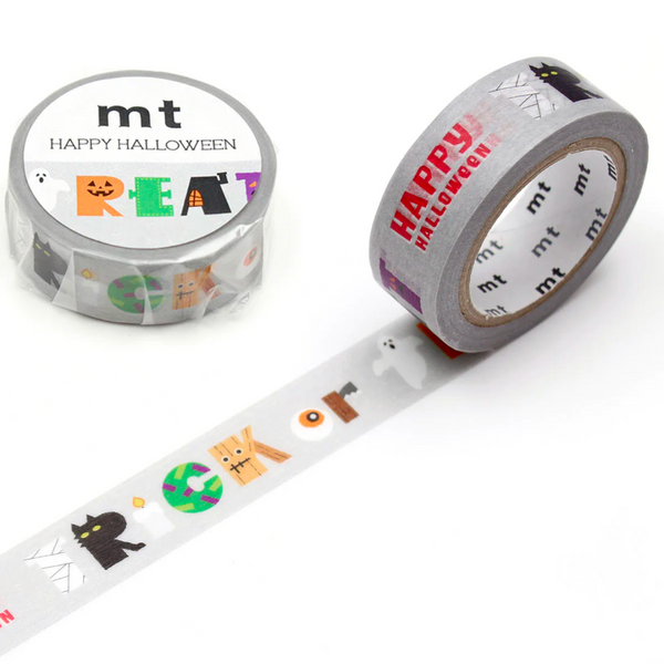 Load image into Gallery viewer, MT Halloween Washi Tape - Trick Or Treat
