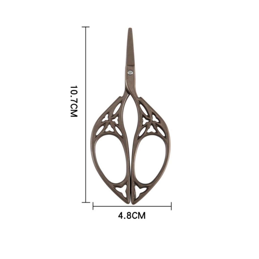 Retro Style Scissors Leaves