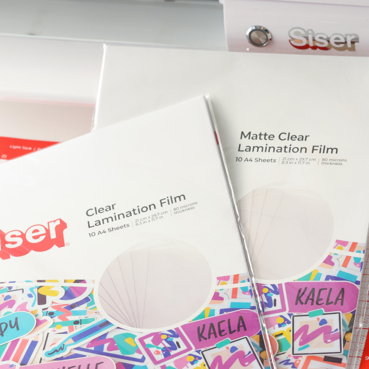 Siser Glossy Clear Laminate Sheet Pack (10 Sheets)
