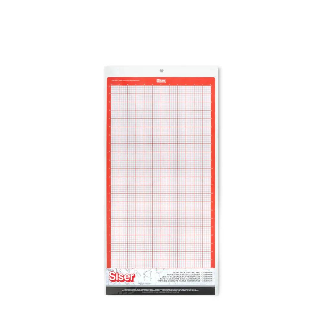 Siser Light Tack Cutting Mat 12x24 inches – long light-adhesive mat for vinyl and paper projects.