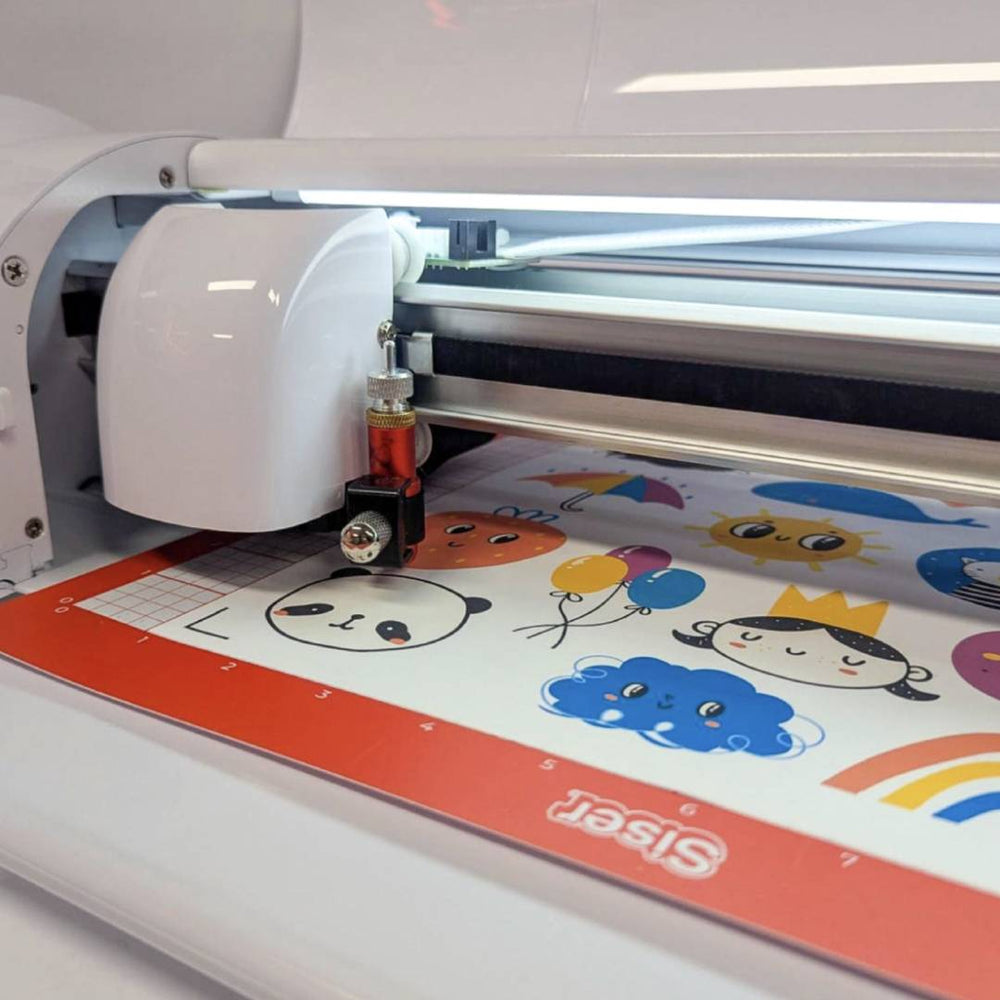 Siser Printable Vinyl Sticker Sheets Pack – waterproof printable sticker paper for crafts and labels.