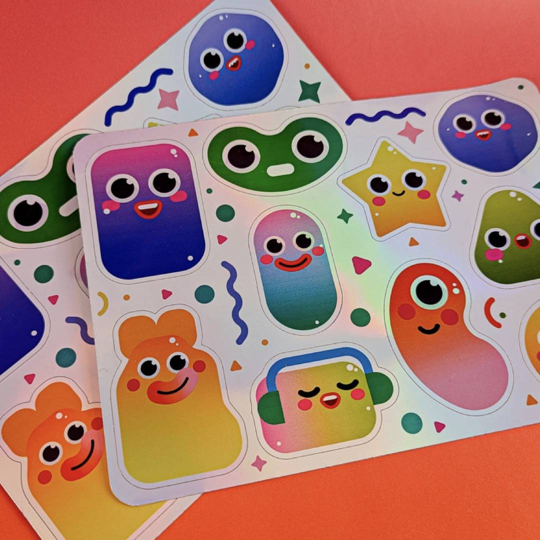 Siser Printable Vinyl Sticker Sheets Pack – waterproof printable sticker paper for crafts and labels.