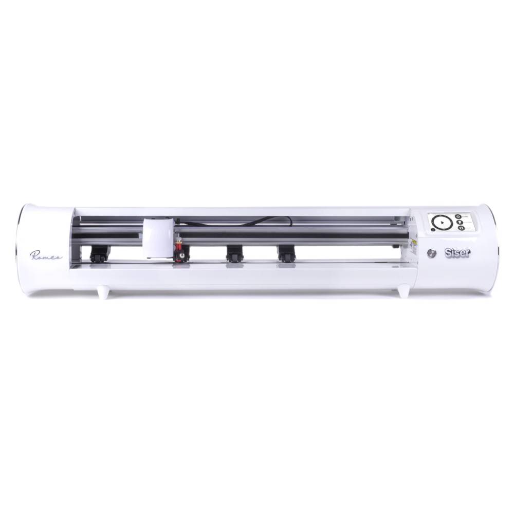 Siser Romeo High-Definition Cutter 24-inch – professional large-format vinyl cutter with touchscreen, Wi-Fi connectivity, and print-and-cut camera.