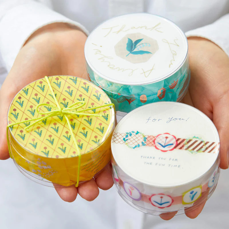 KITTA Soda Transparent Masking Tape (Sticker Type) - Rolling Cat