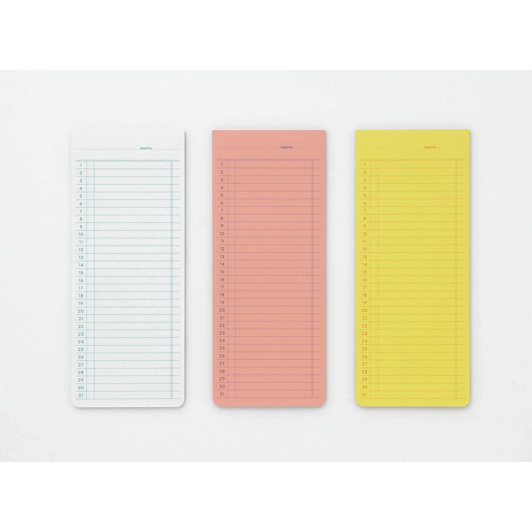 Sticky Memo Pad Weekly - Yellow – feature detail