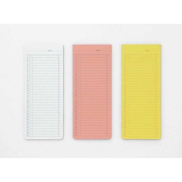Sticky Memo Pad Weekly - Yellow – feature detail