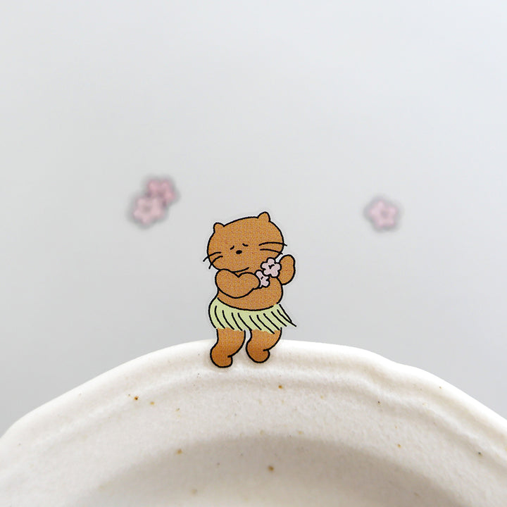 Suatelier Daily Deco Sticker - cat’s travel log
