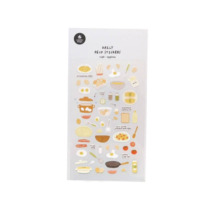 Suatelier Daily Deco Sticker - eggtime — front view