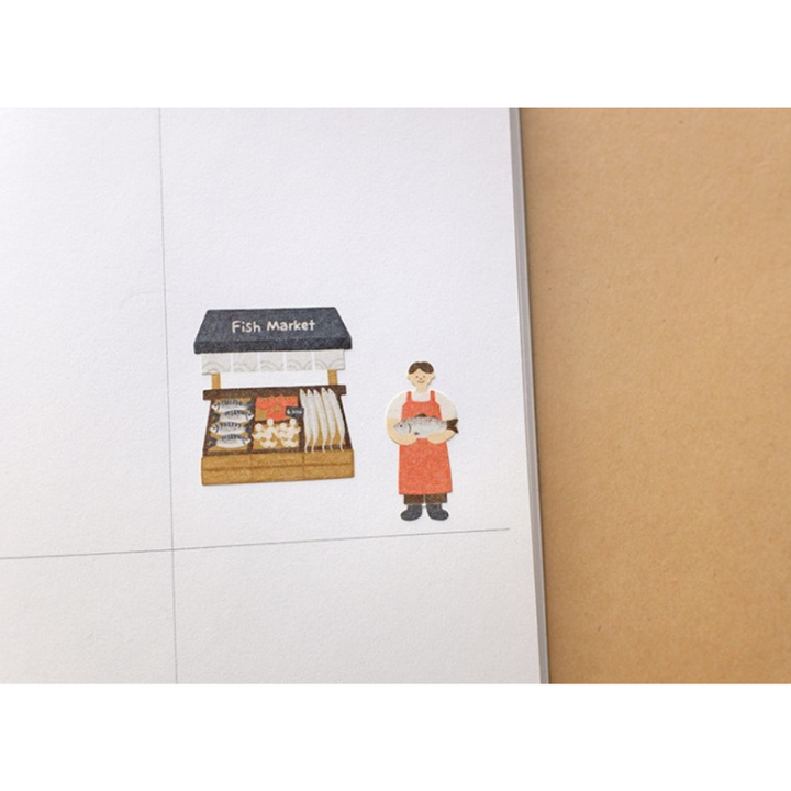 Suatelier Daily Deco Sticker – Fish Market