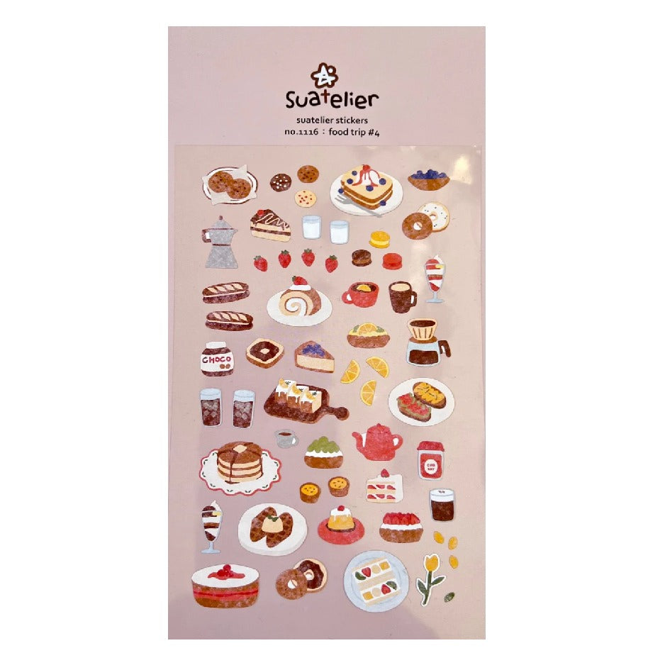Suatelier Daily Deco Sticker Food Trip 
