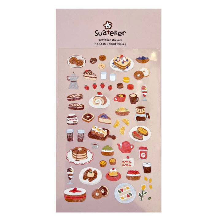 Suatelier Daily Deco Sticker Food Trip 