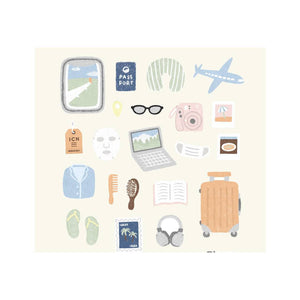 Suatelier Daily Deco Sticker - happy journey