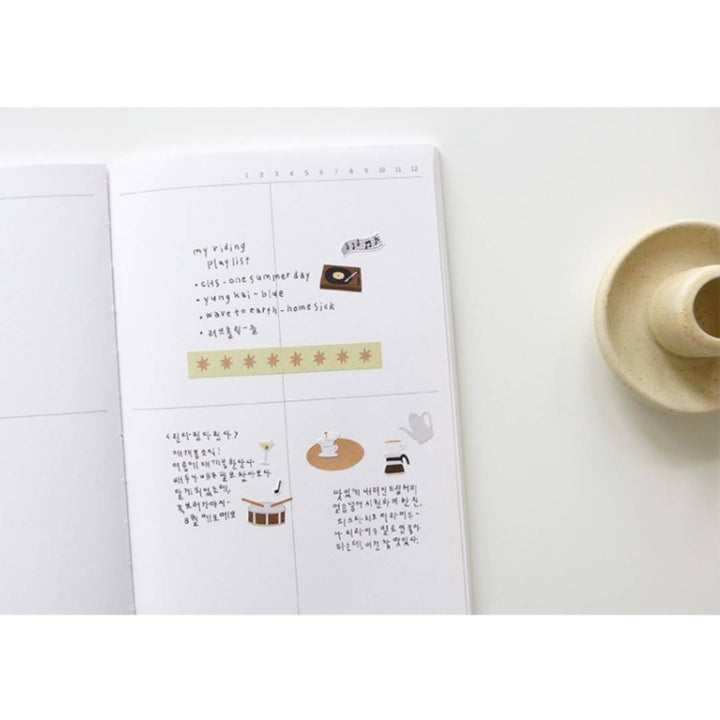 Suatelier Daily Deco Sticker - Jazz Cafe — flat lay