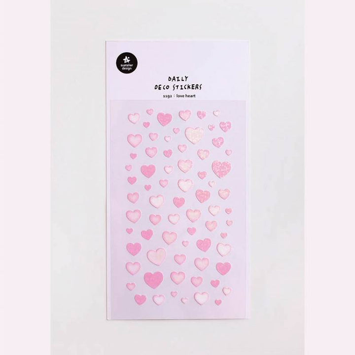 Suatelier Daily Deco Sticker - love heart — detail view
