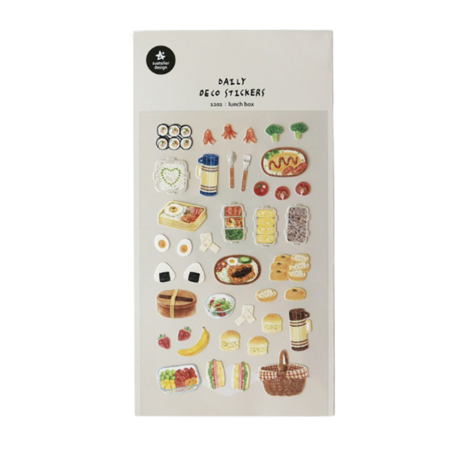 Suatelier Daily Deco Sticker – Lunch Box