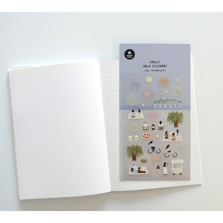 Suatelier Daily Deco Sticker - midnight picnic — detail view