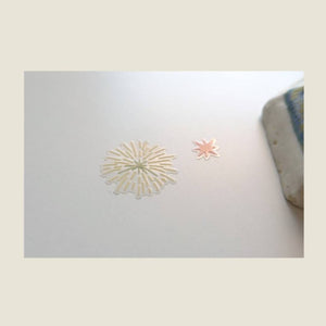 A sheet of decorative stickers featuring illustrations of fireworks, picnic blankets, pizza, drinks, people cycling, dogs, ice cream, and night sky scenes—perfect for journaling and capturing the atmosphere of a summer midnight picnic.