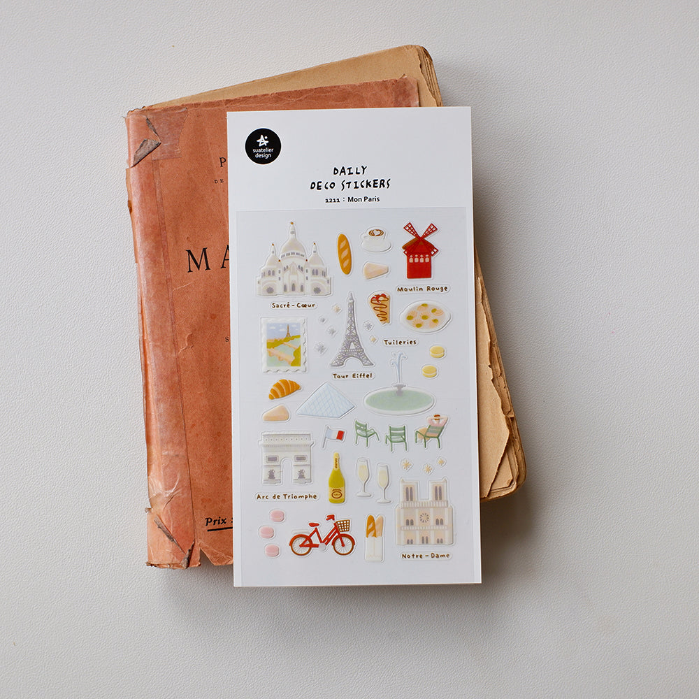 Suatelier Daily Deco Sticker - Mon Paris