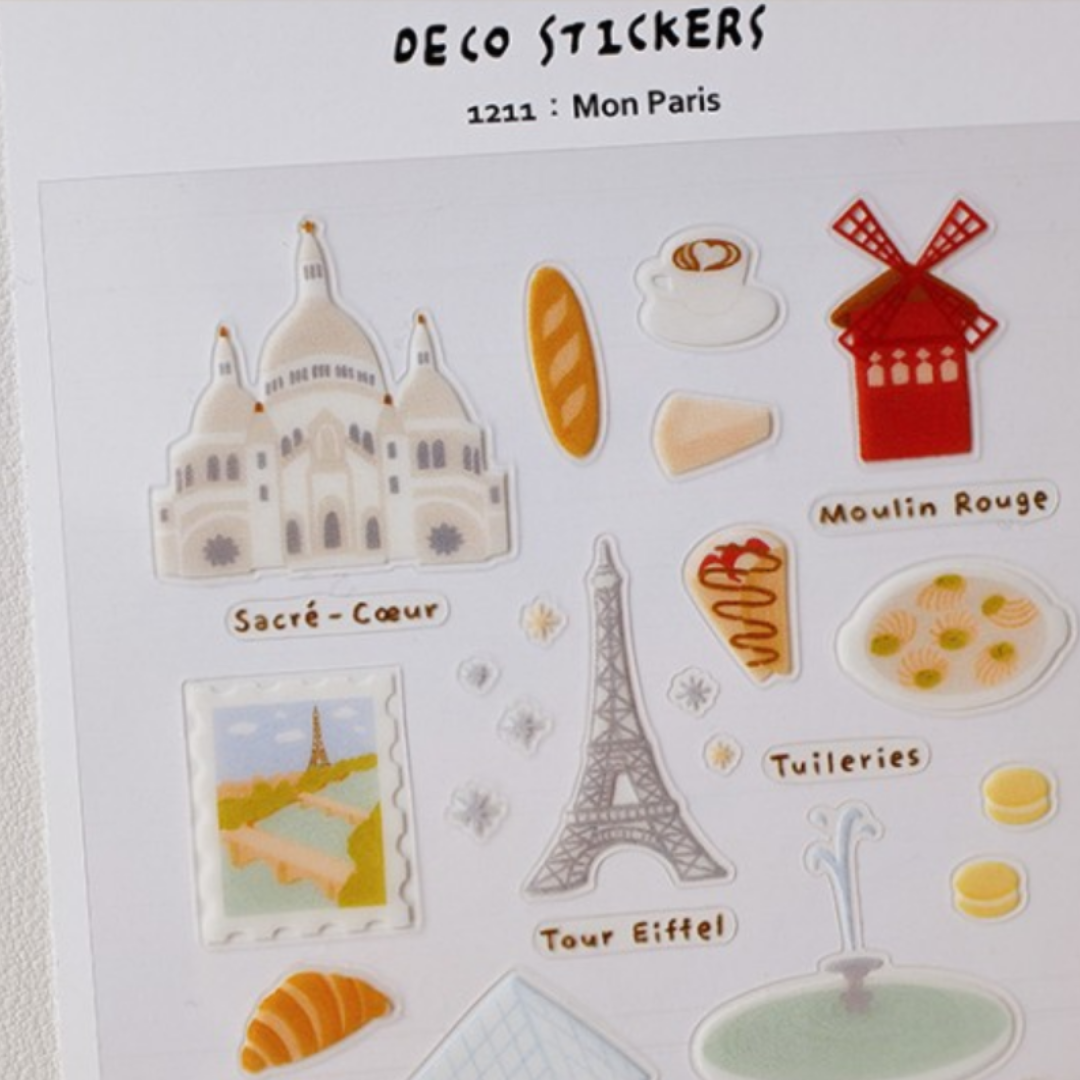 Suatelier Daily Deco Sticker - Mon Paris