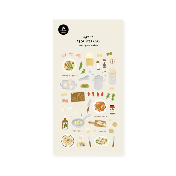 Suatelier Daily Deco Sticker - pasta kitchen