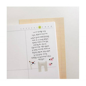 Suatelier Daily Deco Sticker sheet featuring hand-drawn Seoul landmarks, traditional Korean architecture, and cultural icons such as Gyeongbokgung Palace, Korean flag, and hanbok characters.