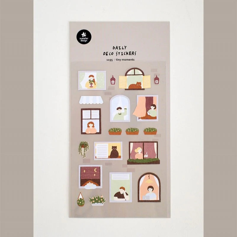 Suatelier Daily Deco Sticker - tiny moments — in use