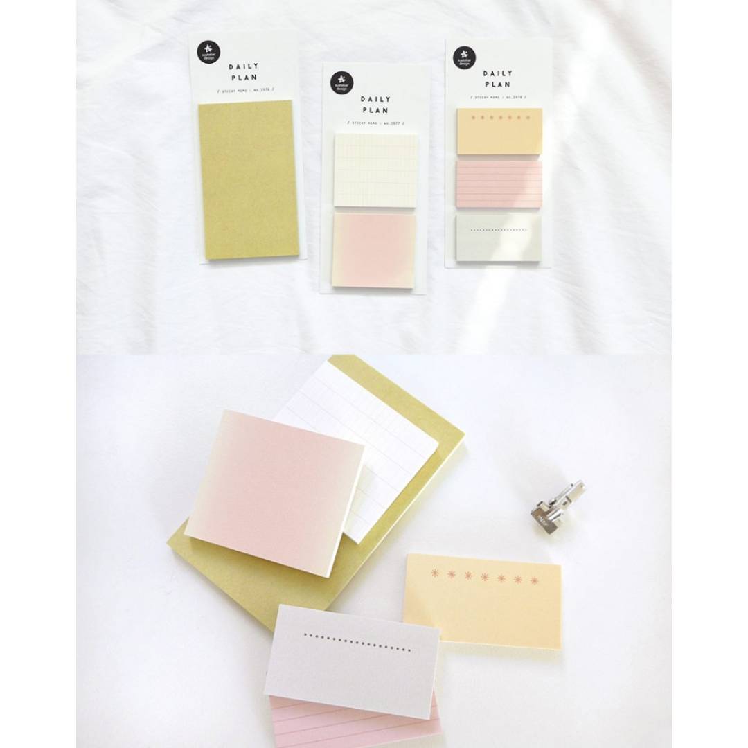 Suatelier Daily Plan.62 Sticky Notes — detail view