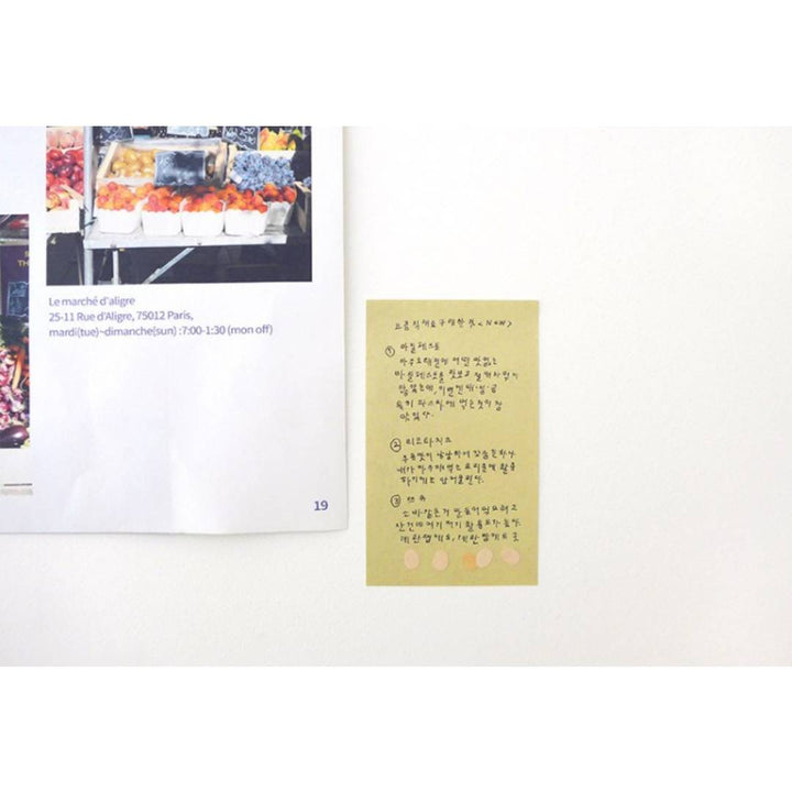 Suatelier Daily Plan.62 Sticky Notes — angle view