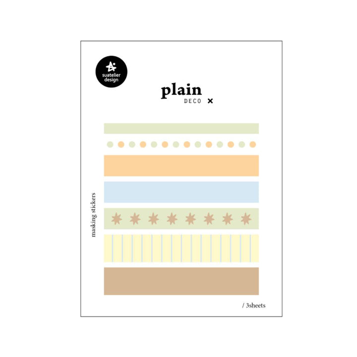Suatelier Plain Deco Sticker - Plain.79 — front view