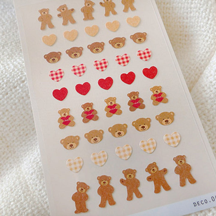 Suatelier Sticker Mini Series - Deco.04 Teddy Bear - product image 4