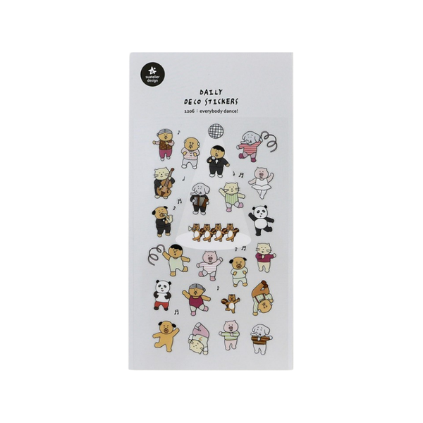 Suatelier Daily Deco Sticker - Everybody Dance!