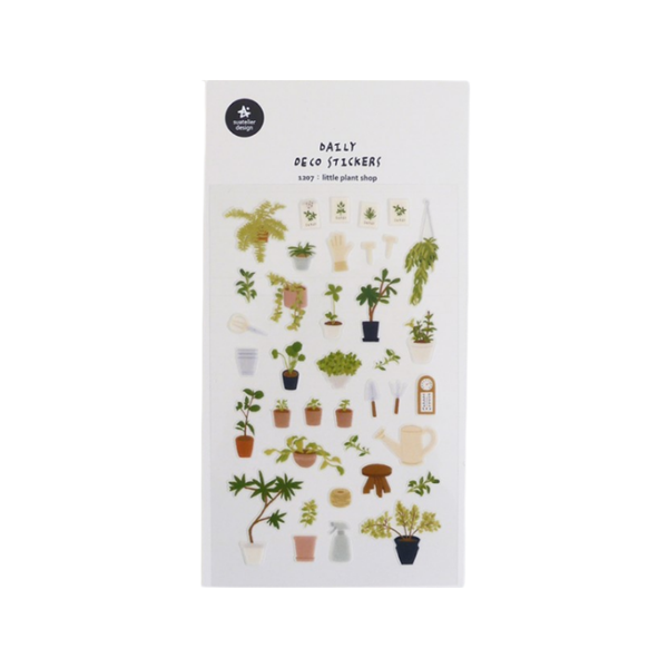 Suatelier Daily Deco Sticker - Little Plant Shop