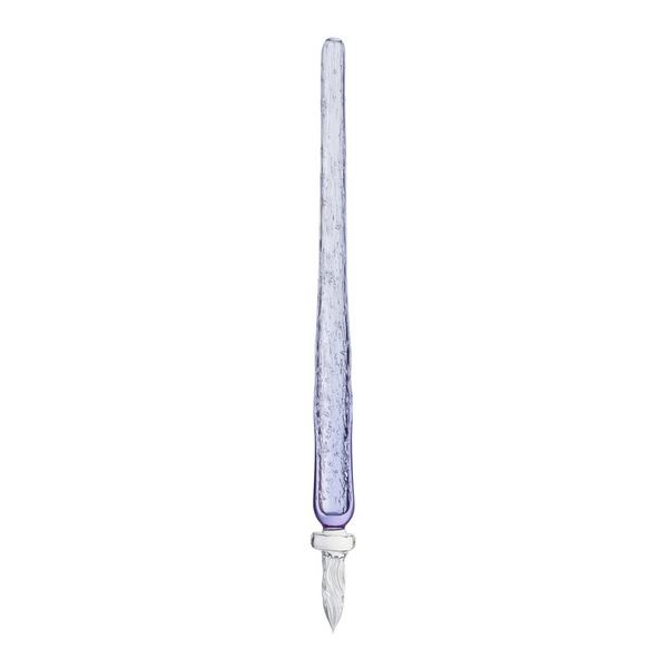 Load image into Gallery viewer, Matsubokkuri Tsubutsubu Glass Fountain Pen - Clear Blue
