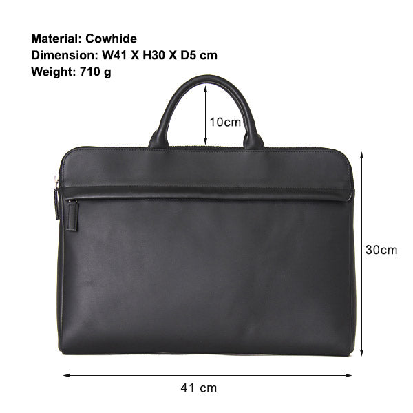 Trion AA113 15" Leather Bag Navy, Trion, Briefcase, trion-aa113-leather-bag-navy, Blue, Cityluxe