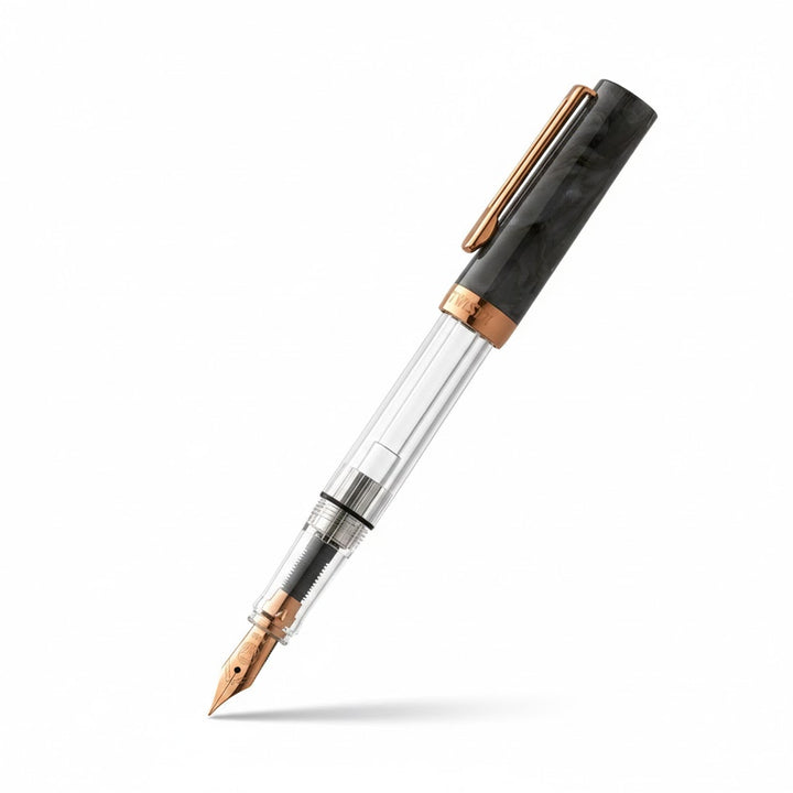 TWSBI ECO Black Marble with Bronze Fountain Pen