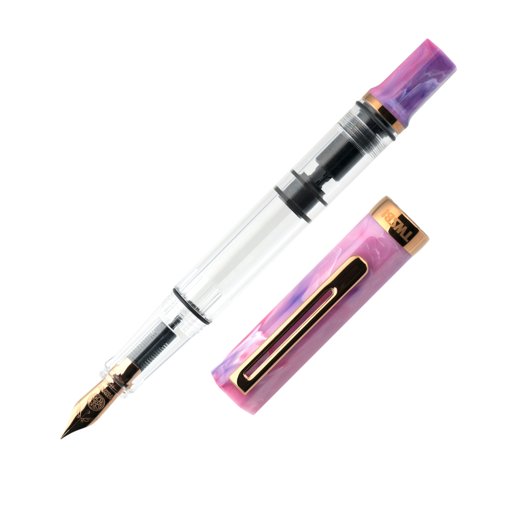 TWSBI ECO Fluorite Purple with Bronze Fountain Pen